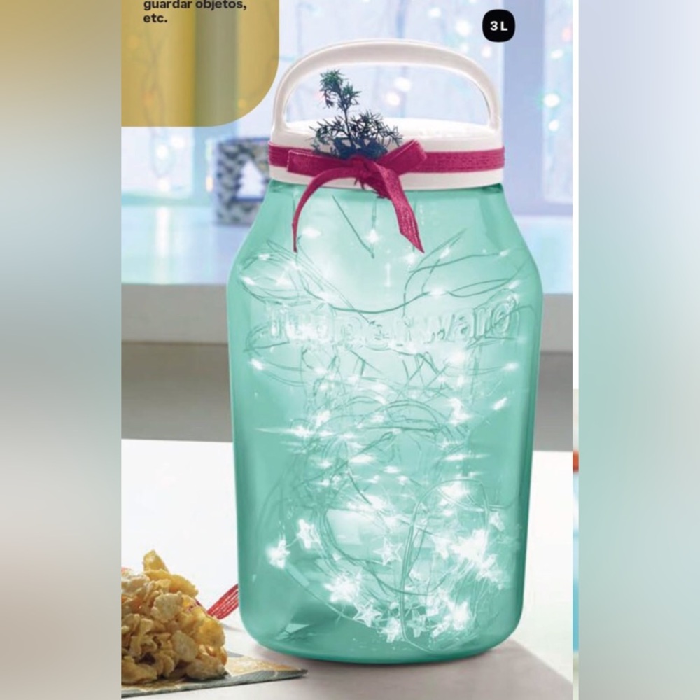 Tupperware Plastic Storage Jar - 3 liters, 1 piece